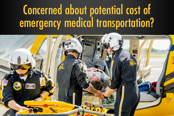 Concerned about potential cost of emergency medical transportat